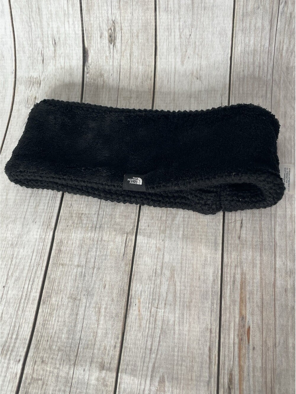 The North Face Women's Oh Mega Headband Ear Warme Black Soft Knit Fleece Lining - Picture 5 of 6